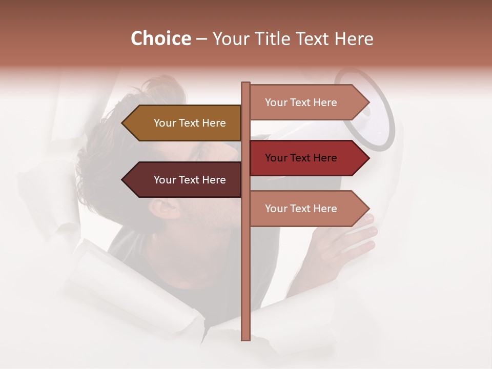 Young Noisy Shot PowerPoint Template