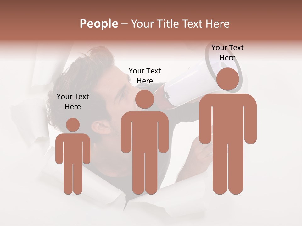 Young Noisy Shot PowerPoint Template