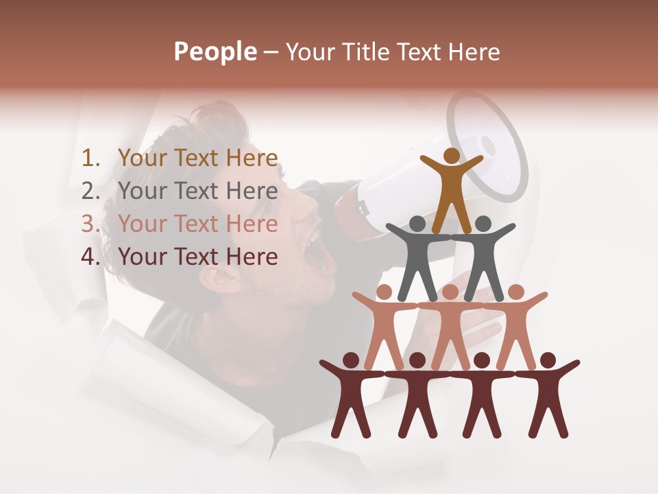 Young Noisy Shot PowerPoint Template