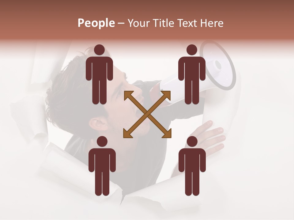 Young Noisy Shot PowerPoint Template