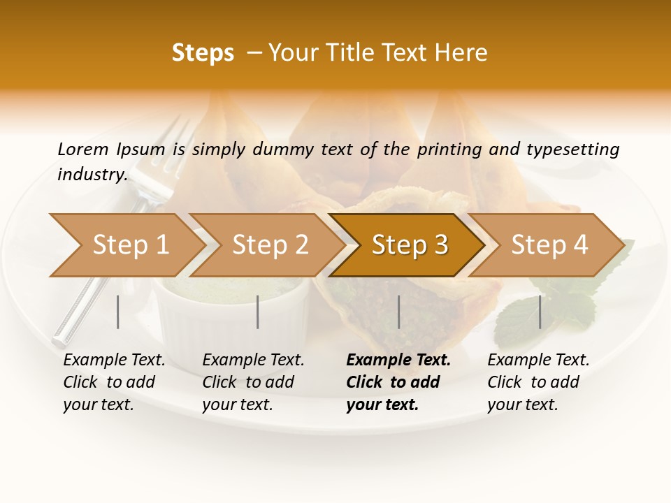 Appetizer India Snack PowerPoint Template