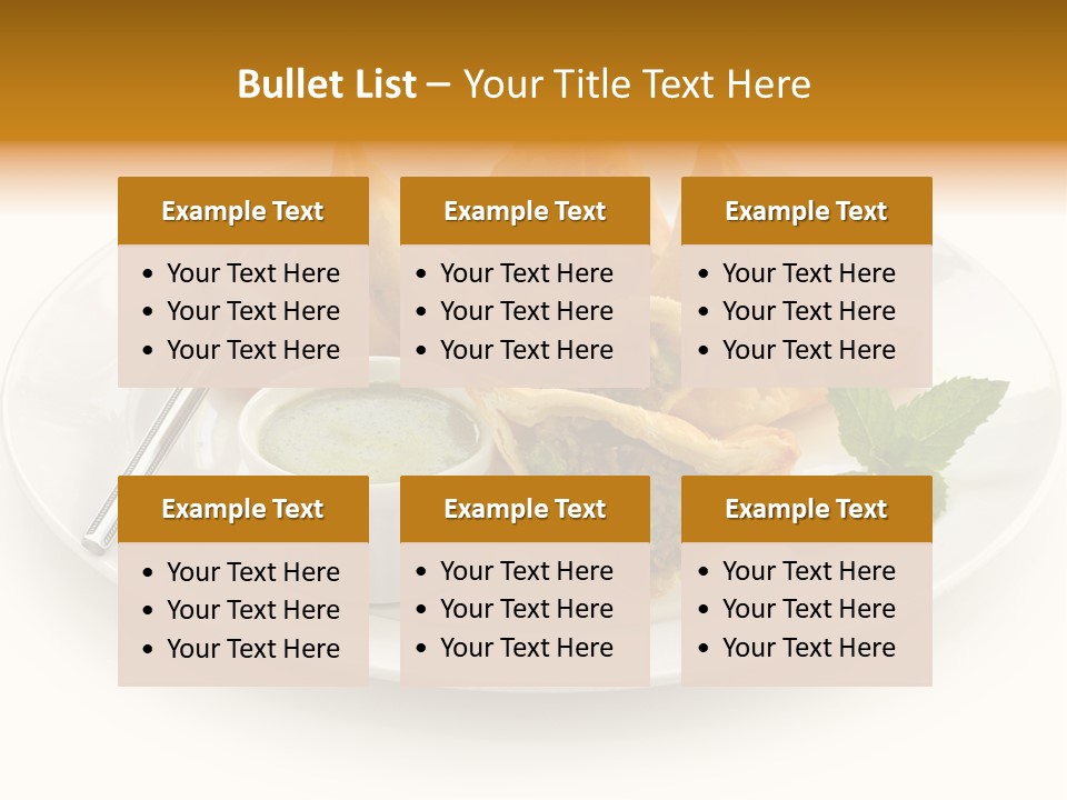 Appetizer India Snack PowerPoint Template