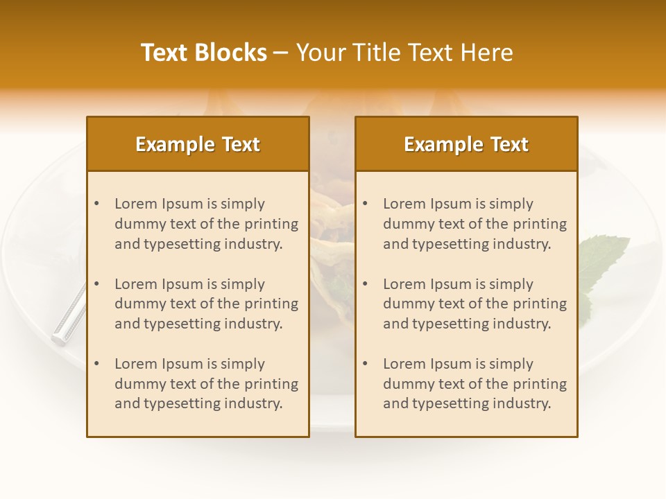 Appetizer India Snack PowerPoint Template