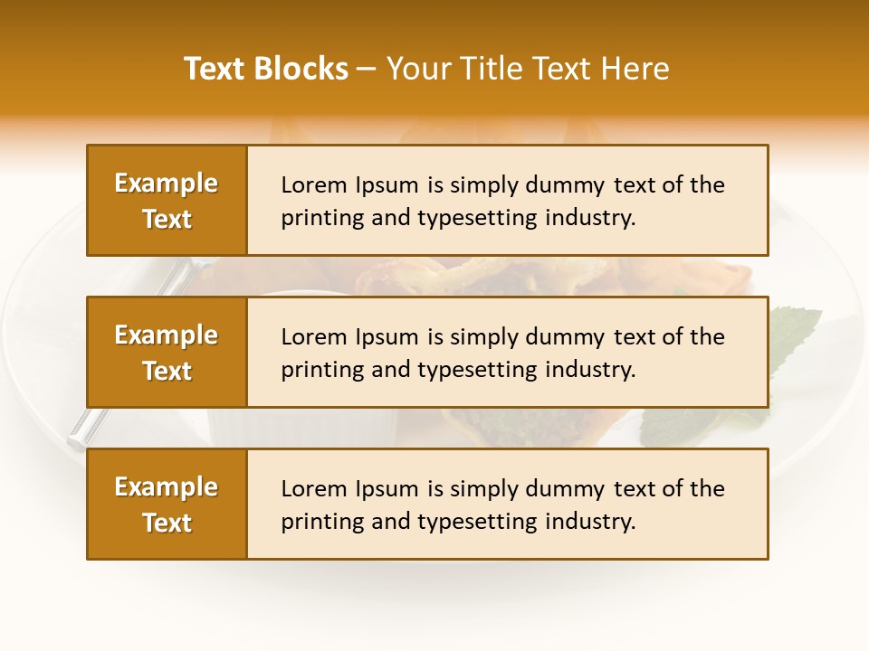 Appetizer India Snack PowerPoint Template