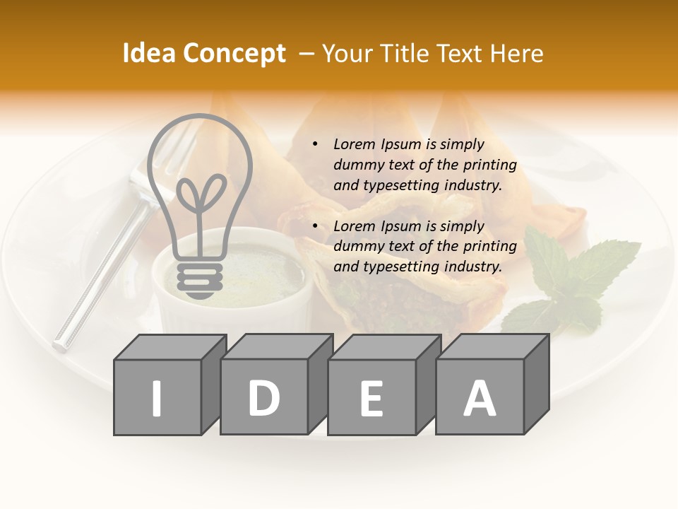Appetizer India Snack PowerPoint Template