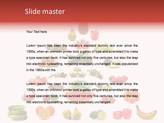 Watermelon Vegetable Potato PowerPoint Template