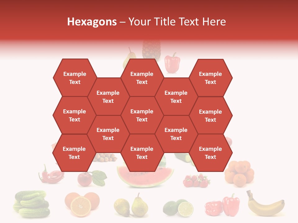 Watermelon Vegetable Potato PowerPoint Template
