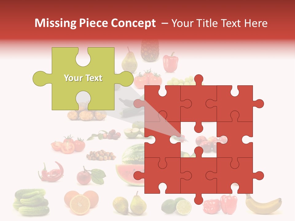 Watermelon Vegetable Potato PowerPoint Template