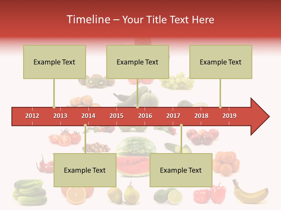 Watermelon Vegetable Potato PowerPoint Template