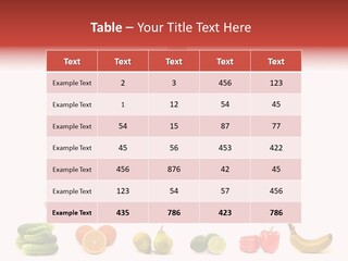 Watermelon Vegetable Potato PowerPoint Template