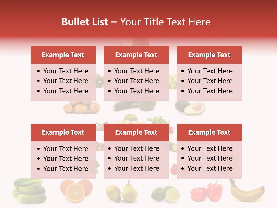 Watermelon Vegetable Potato PowerPoint Template