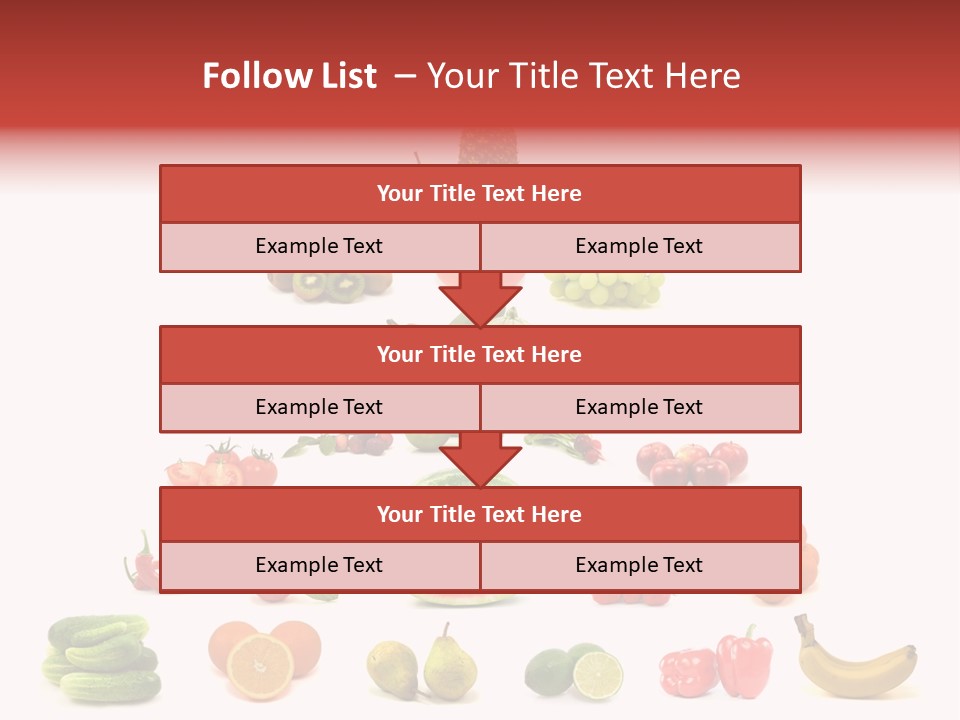 Watermelon Vegetable Potato PowerPoint Template