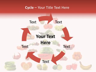 Watermelon Vegetable Potato PowerPoint Template