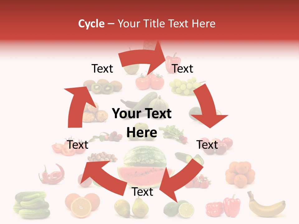Watermelon Vegetable Potato PowerPoint Template