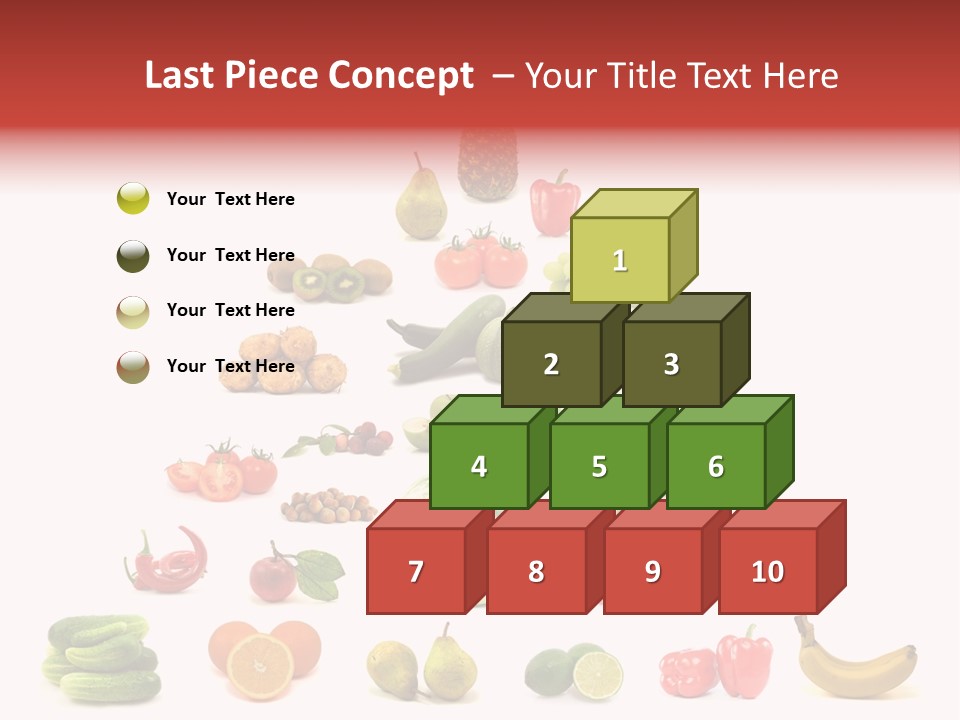 Watermelon Vegetable Potato PowerPoint Template