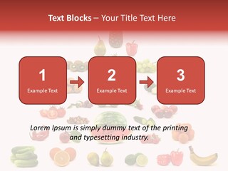 Watermelon Vegetable Potato PowerPoint Template