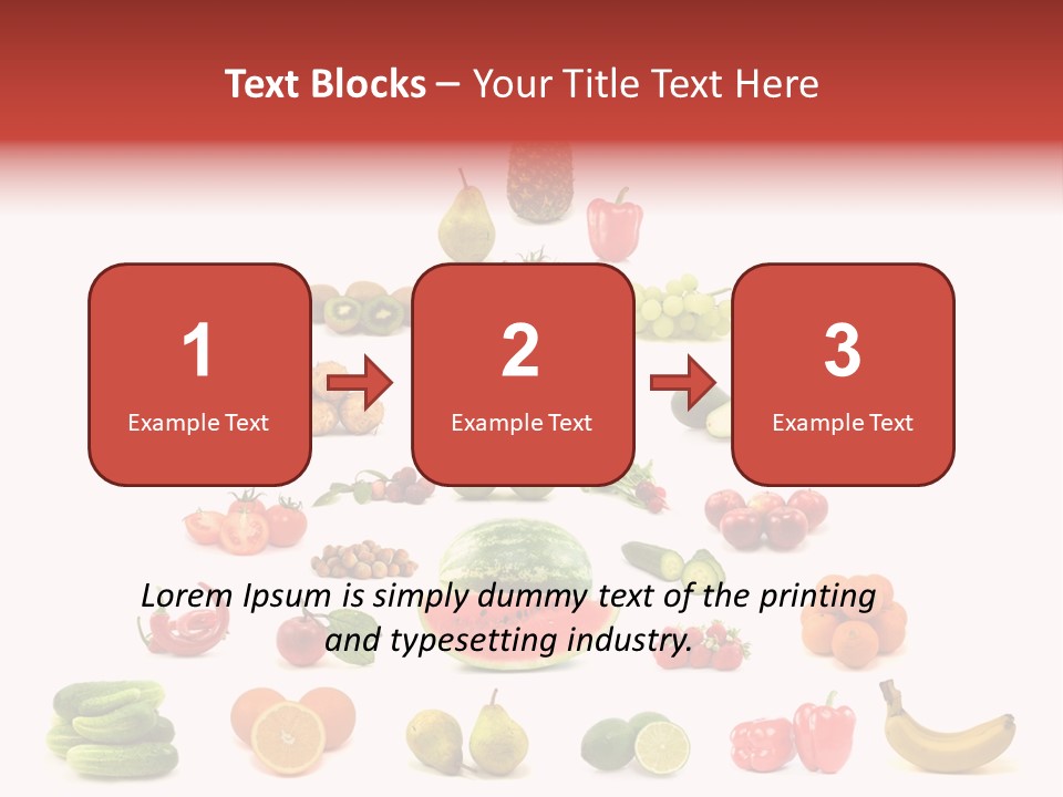 Watermelon Vegetable Potato PowerPoint Template