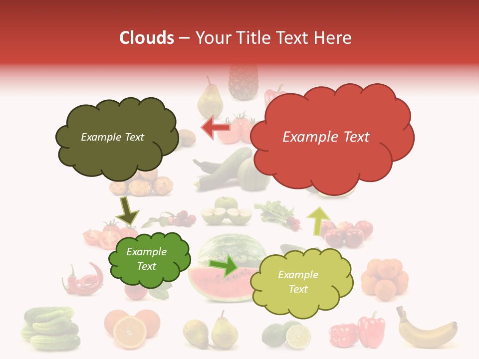 Watermelon Vegetable Potato PowerPoint Template