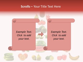 Watermelon Vegetable Potato PowerPoint Template