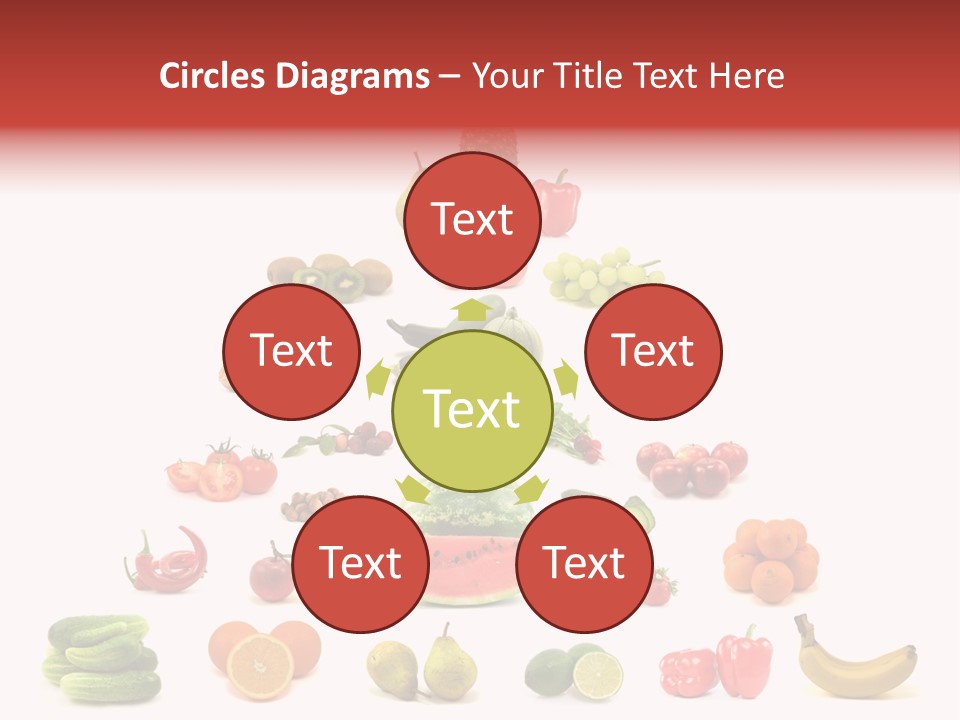 Watermelon Vegetable Potato PowerPoint Template