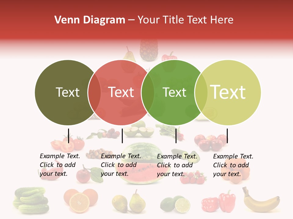 Watermelon Vegetable Potato PowerPoint Template