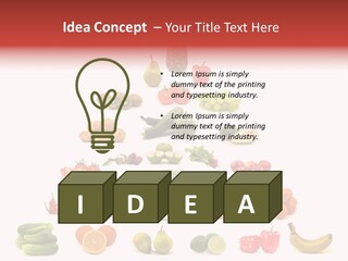 Watermelon Vegetable Potato PowerPoint Template