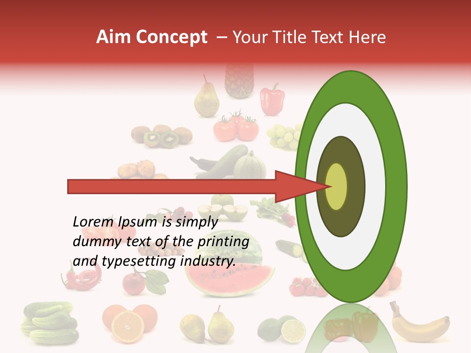 Watermelon Vegetable Potato PowerPoint Template