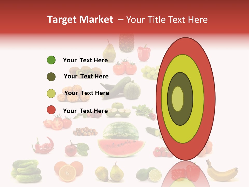 Watermelon Vegetable Potato PowerPoint Template