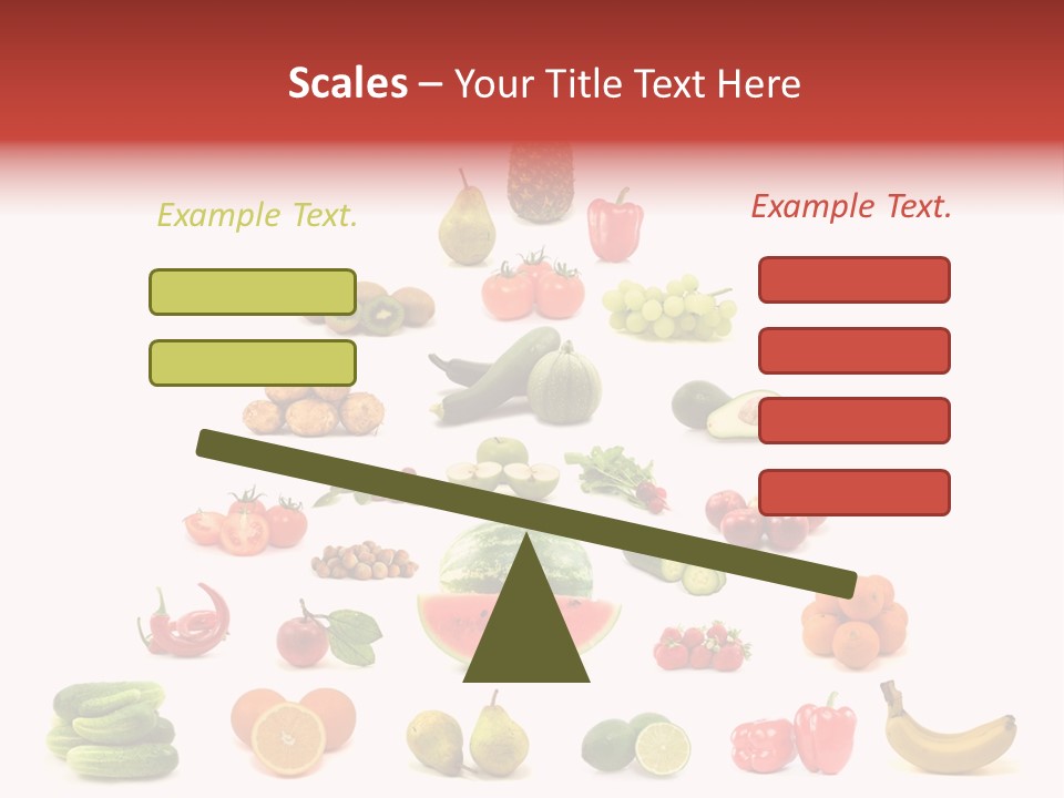 Watermelon Vegetable Potato PowerPoint Template