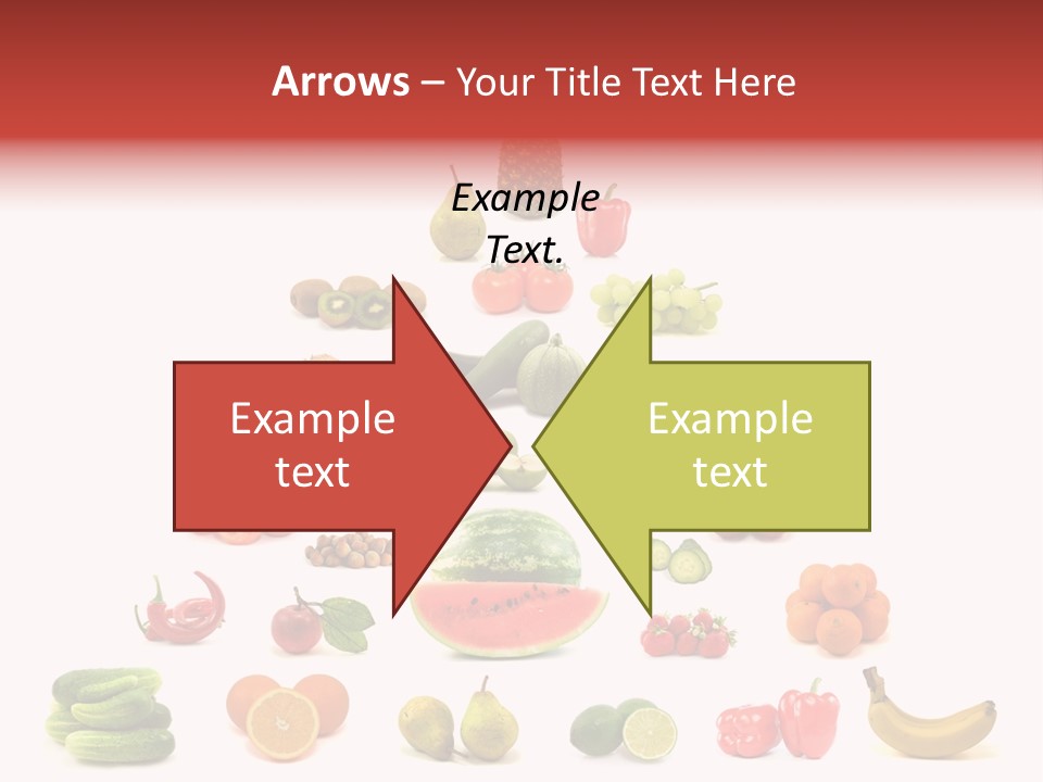 Watermelon Vegetable Potato PowerPoint Template