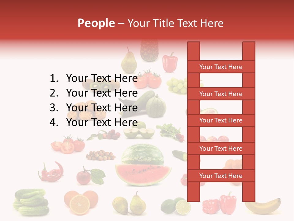 Watermelon Vegetable Potato PowerPoint Template