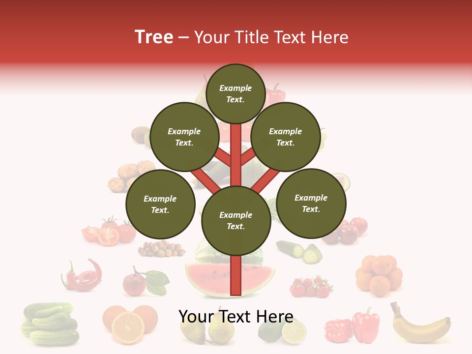 Watermelon Vegetable Potato PowerPoint Template