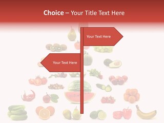 Watermelon Vegetable Potato PowerPoint Template