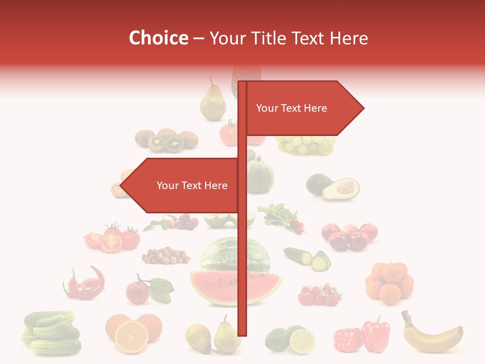 Watermelon Vegetable Potato PowerPoint Template