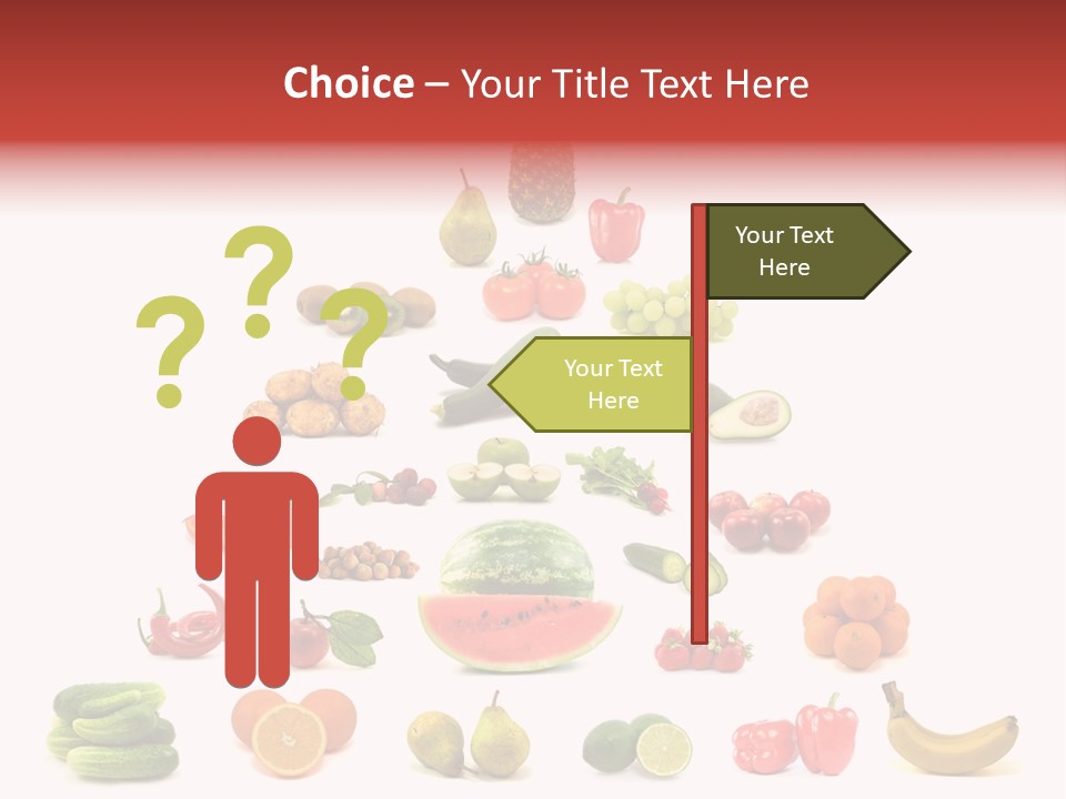 Watermelon Vegetable Potato PowerPoint Template