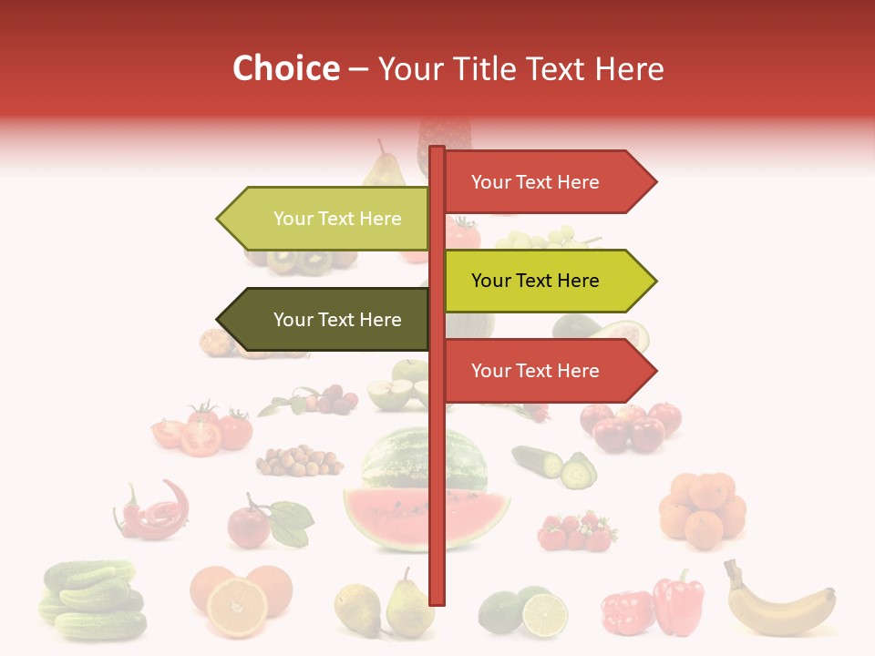 Watermelon Vegetable Potato PowerPoint Template
