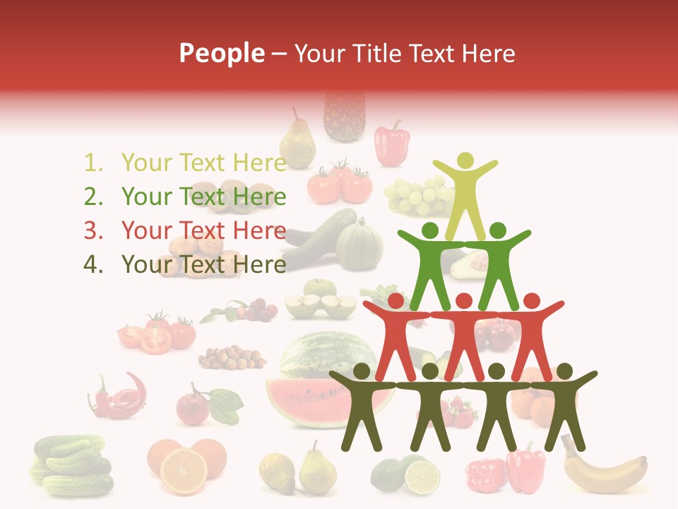 Watermelon Vegetable Potato PowerPoint Template
