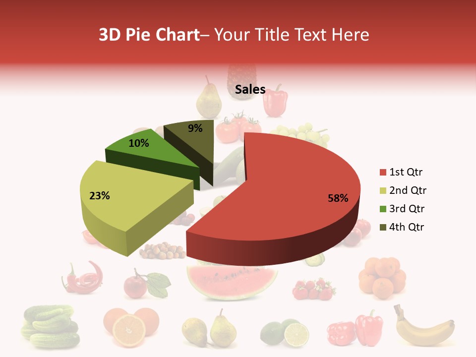 Watermelon Vegetable Potato PowerPoint Template