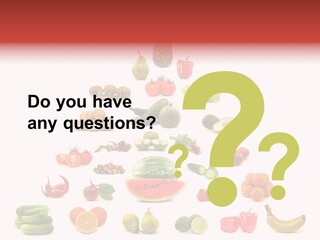 Watermelon Vegetable Potato PowerPoint Template