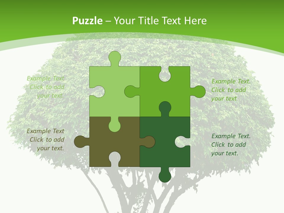 Wood Green Maple PowerPoint Template