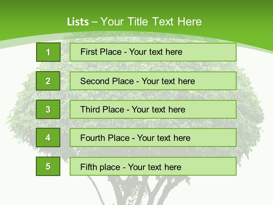 Wood Green Maple PowerPoint Template