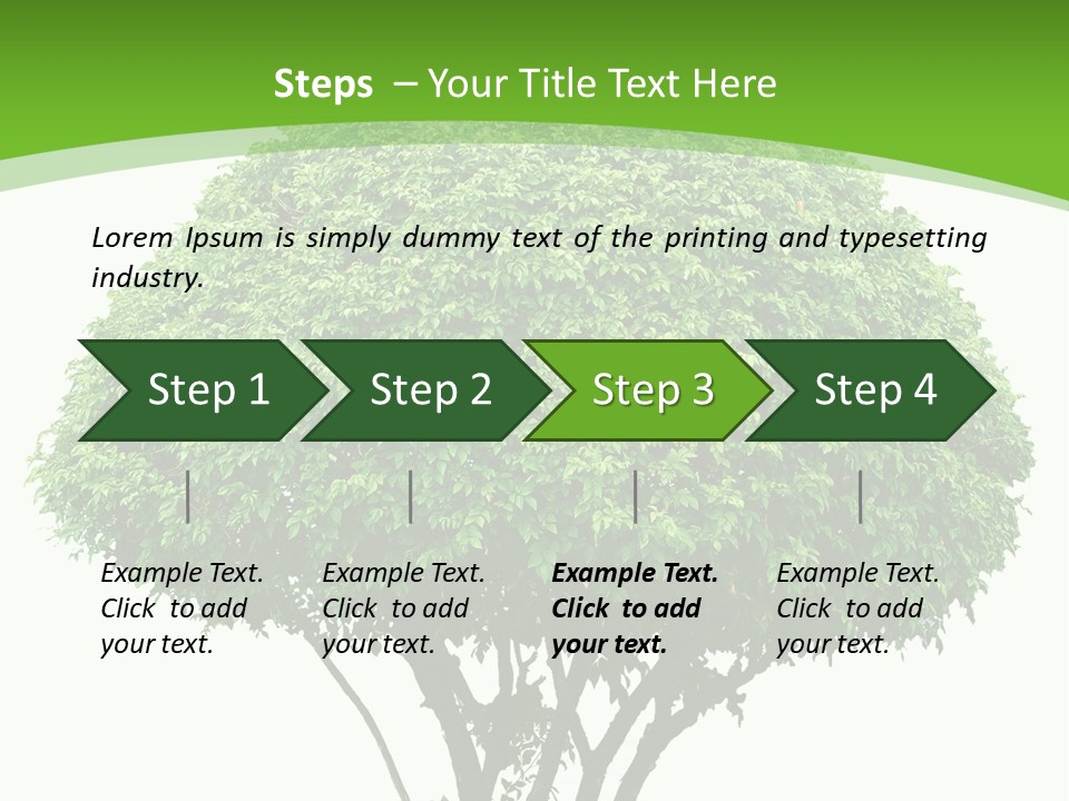Wood Green Maple PowerPoint Template