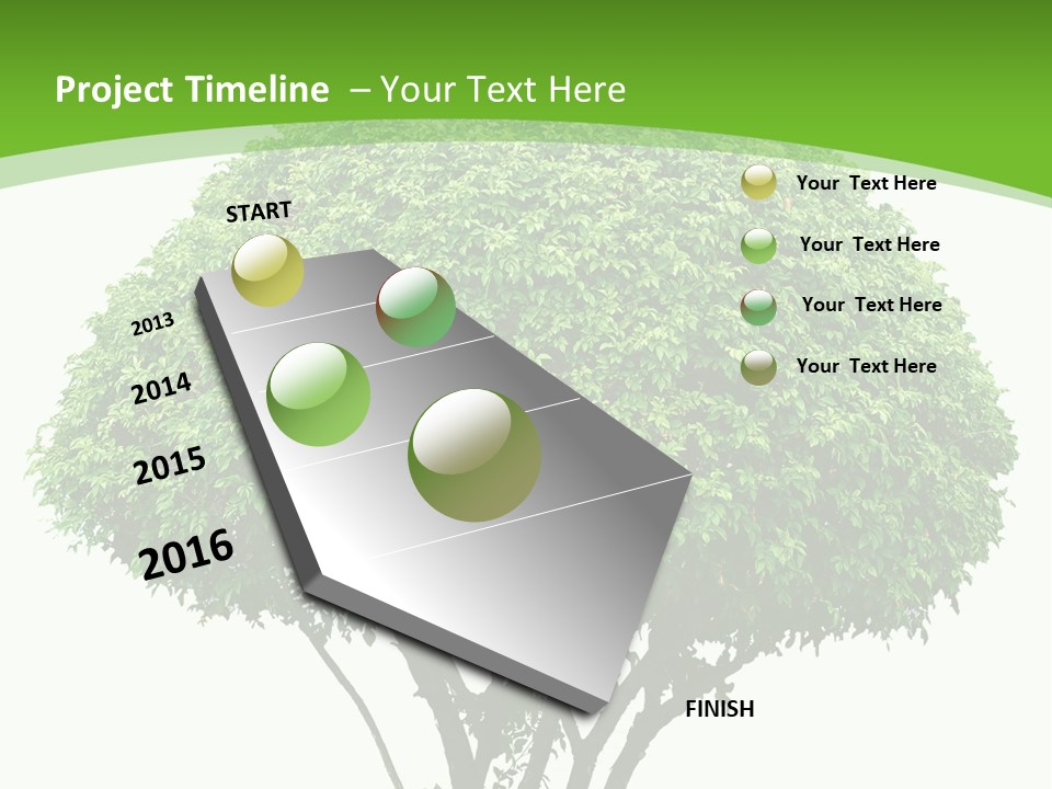 Wood Green Maple PowerPoint Template
