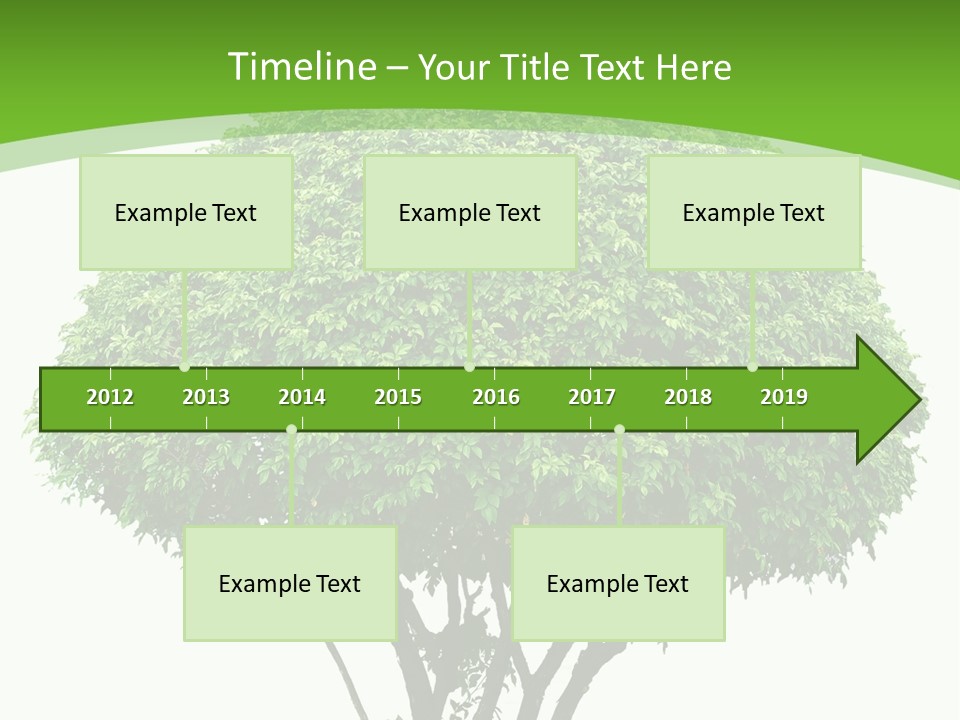Wood Green Maple PowerPoint Template