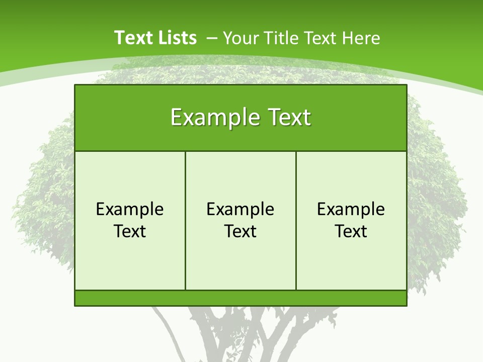 Wood Green Maple PowerPoint Template