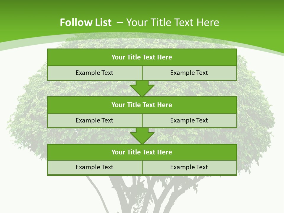 Wood Green Maple PowerPoint Template