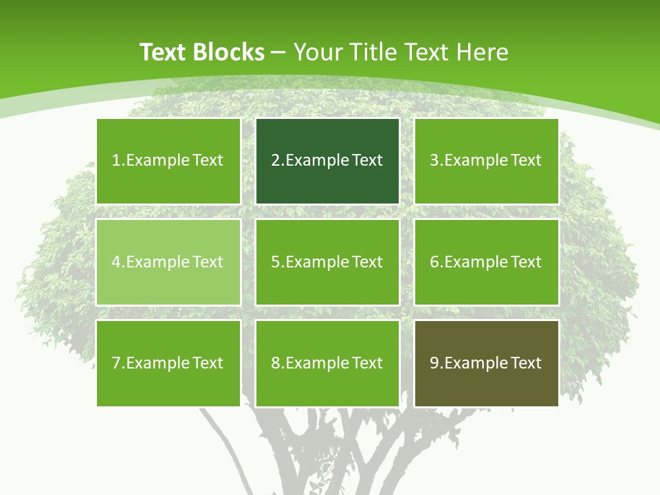 Wood Green Maple PowerPoint Template
