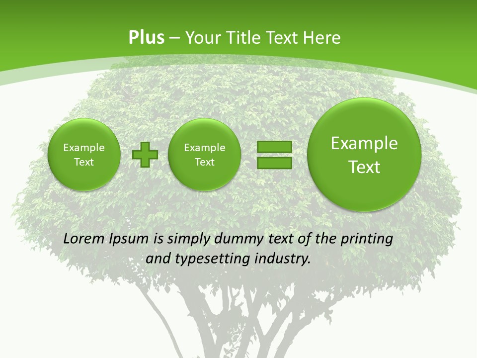 Wood Green Maple PowerPoint Template
