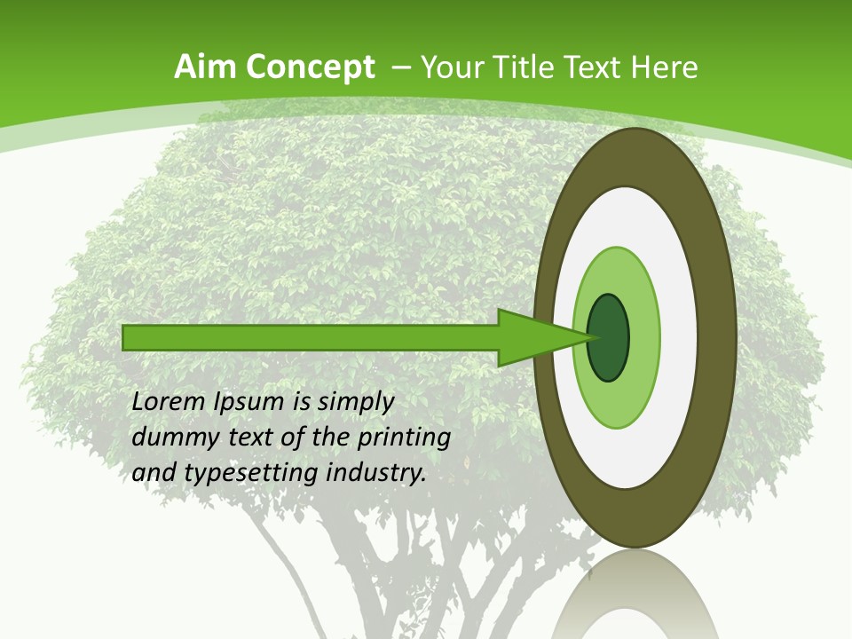 Wood Green Maple PowerPoint Template