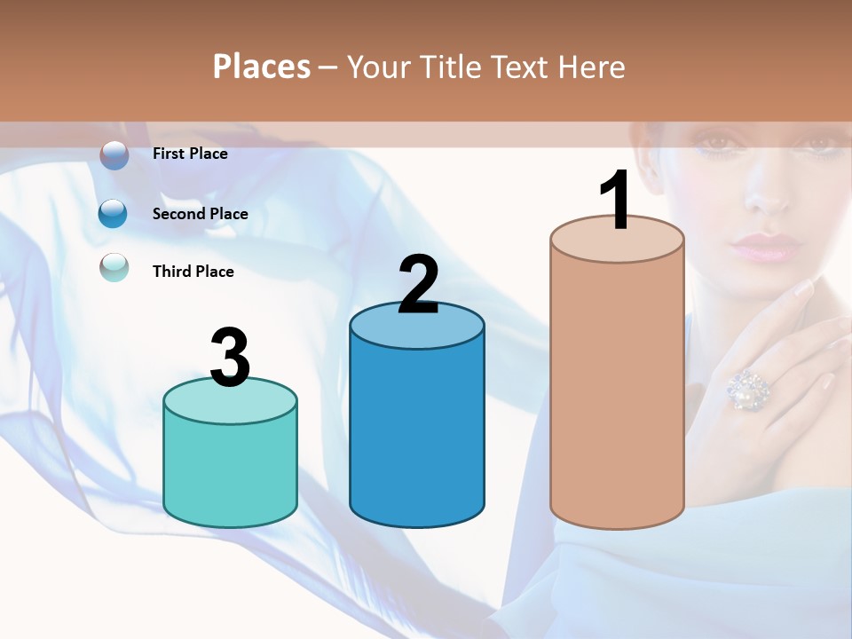 Pearl Beauty Portrait PowerPoint Template